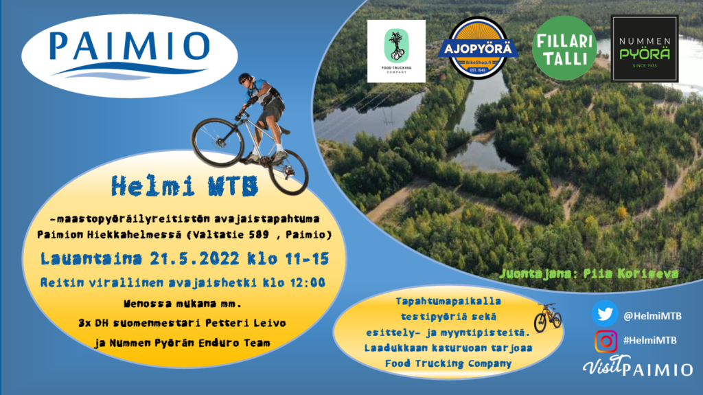 Helmi MTB avajaisten mainos