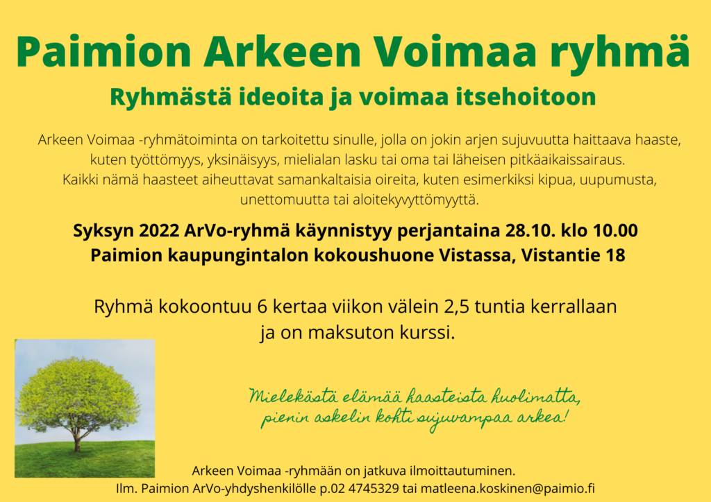 Arkeen Voimaa -mainos