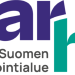 Varsinais-Suomen hyvinvointalueen logo, jossa teksti Varha, Varsinais-Suomen hyvinvointialue