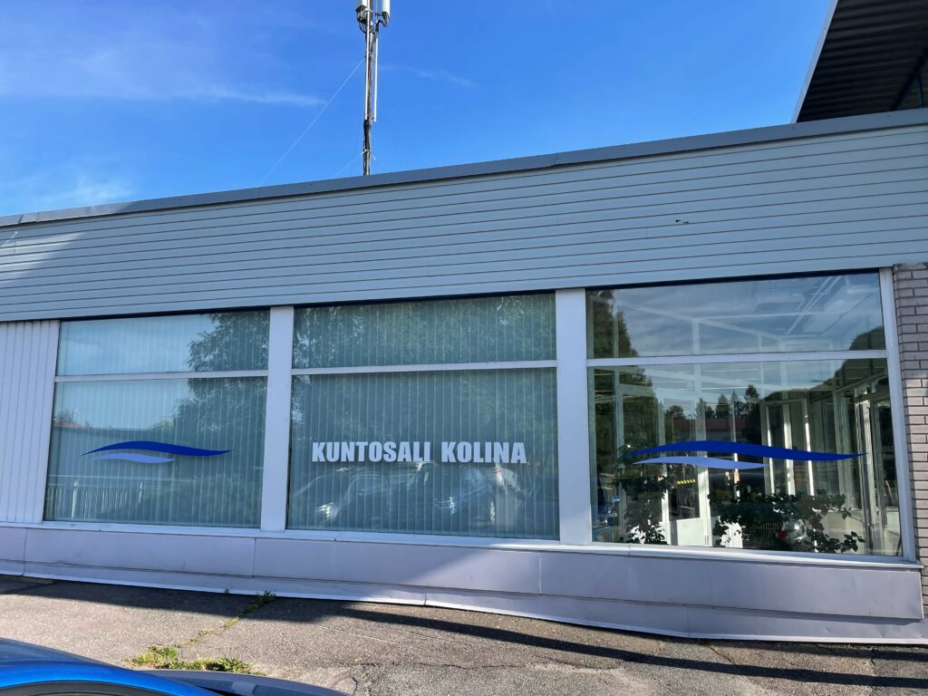 Kuntosali Kolinan julkisivu