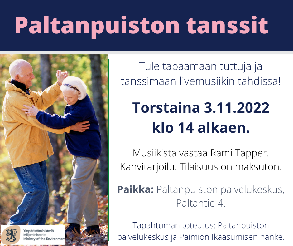 Tiedote Paltanpuiston tansseista