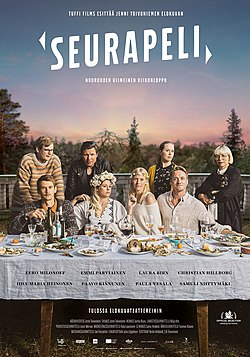 Seurapeli -elokuvan kansikuva.