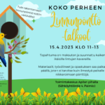 Linnunpönttötalkoot ovat koko perheen tapahtuma, joka järjestetään 15.4.2023 klo 11-13 Toimintakeskus Apilan pihassa.