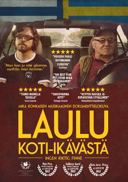 Laulu koti-ikävästä -dokumenttielokuvan kansikuva.