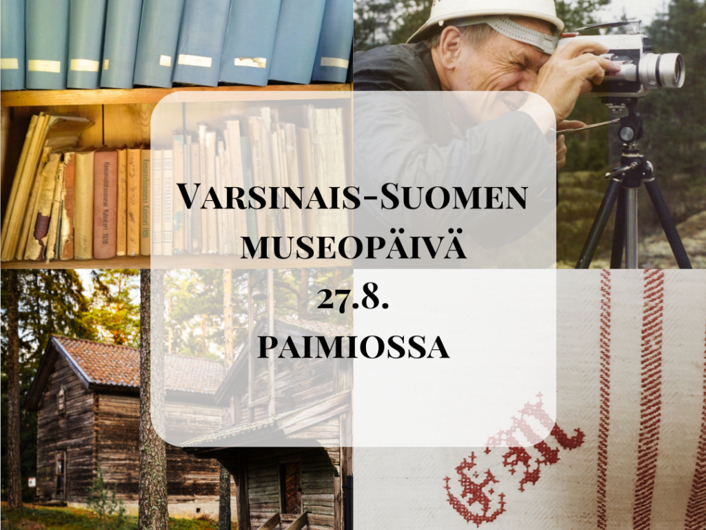 Paimiossa Varsinais-Suomen museopäivää vietetään 27.8.