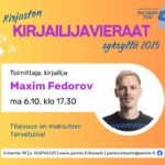 Maxim Fedorovin vierailun mainos.