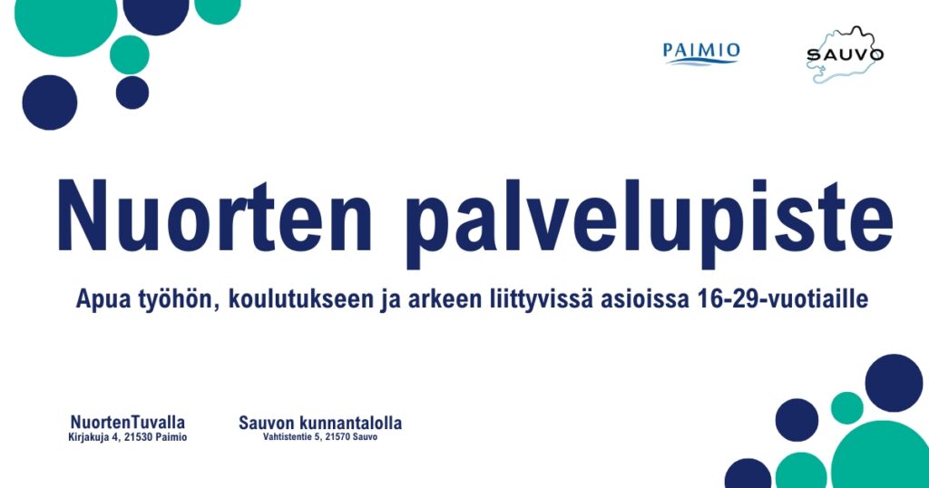 Nuorten palvelupiste mainos