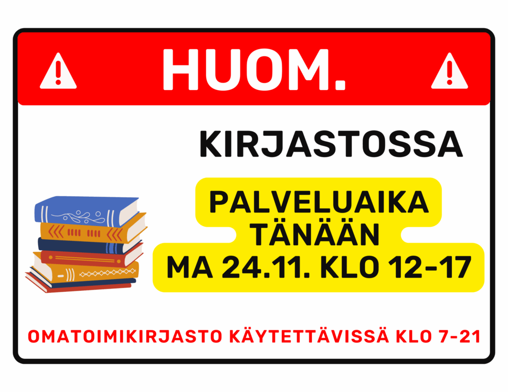Poikkeusaukiolon 24.11. ilmoitus.