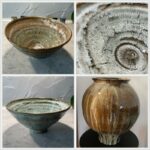 Neljä pikkukuvaa erilaisista keramiikkatöistä.