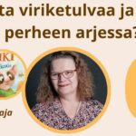 Silmälasipäinen nainen ja lisätietona kirjailija ja kouluttaja Tiina Haapsalo.