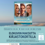Elokuviin maksutta kirjastokortilla. Rakkautta ja virtahepoja.