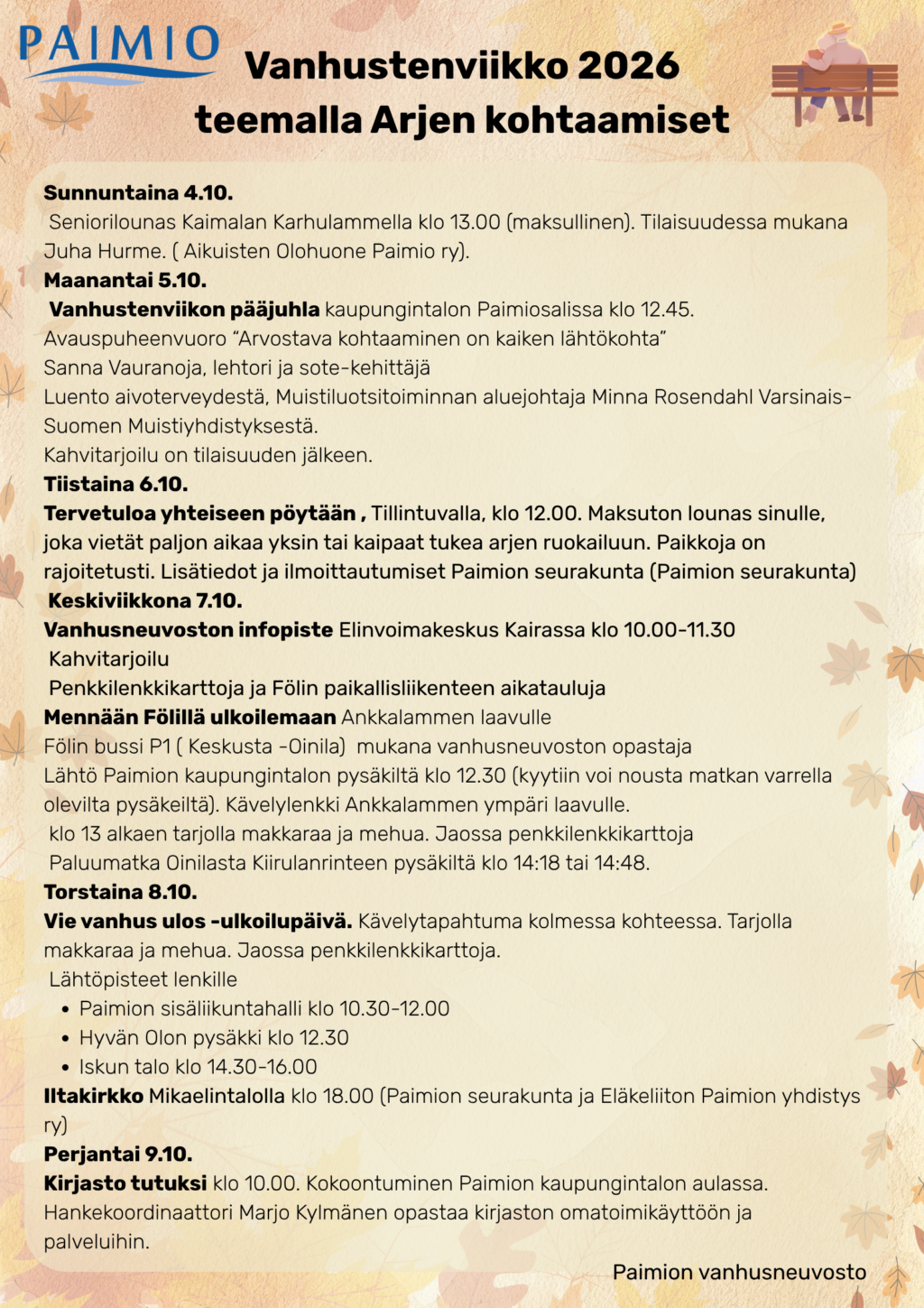 Vanhustenviikko 2026